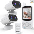 CallToU Elderly Monitor with Camera and Audio, 2-Way Talk Baby Monitors by CallToU