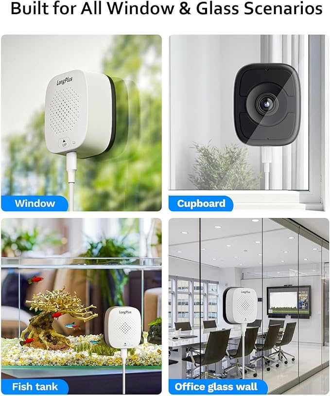 5MP 3K Window Cameras for Home Security, 2.4G 5G WiFi Safeview Window Security Camera with Night Vision Full Color, AI Person & Car Detection, 2 Way Talk, 24/7 Recording, 60S Easy & Quick Install