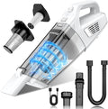 CKIKH Handheld Vacuum Cordless, 15000PA Strong Suction Hand Held Car Vacuum Cleaner Portable with Multi-Nozzles & Washable Filter, Lightweight Dust Busters Rechargeable for Home, Car, Office, Pets