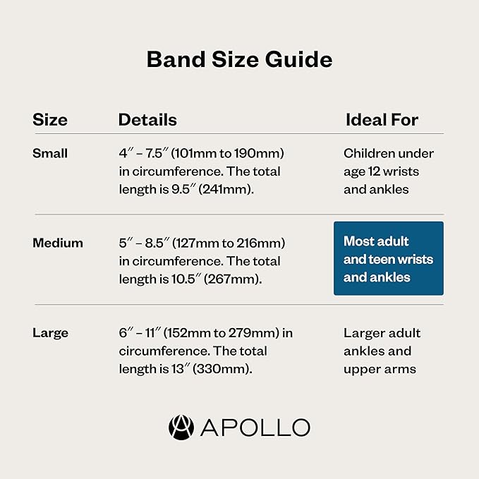 Bundle of Apollo Neuro Wearable (Stealth) & 12-Month SmartVibes AI Membership + Sleep Band (Black)