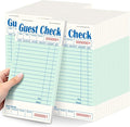40 Pack/2000 Tickets Guest Checks Books for Servers, Green Server Books for Waitress, Server Note Pads for Restaurants