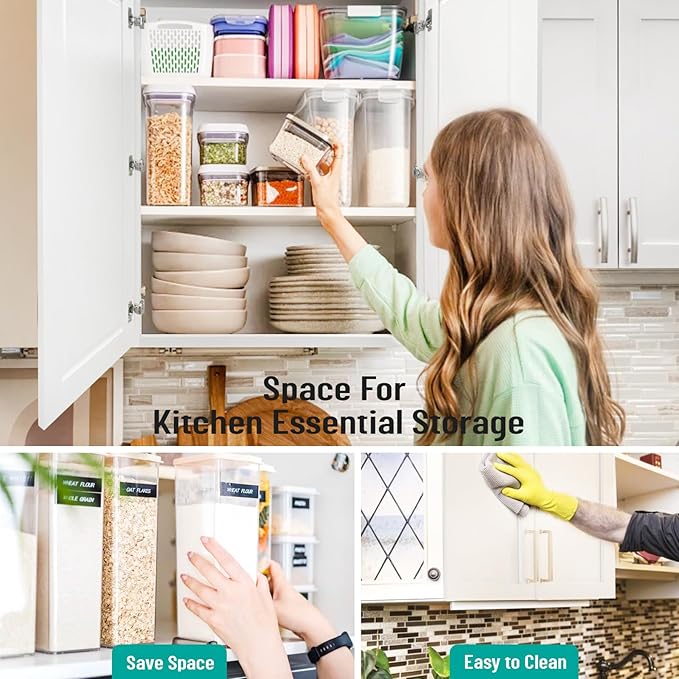 Wall Kitchen Cabinets, White Shaker Cabinet, Wall Mounted, RTA Upper Cabinet, Modern for Kitchen and Bathroom with Door (White, 30" W x 36" H x 12" D)