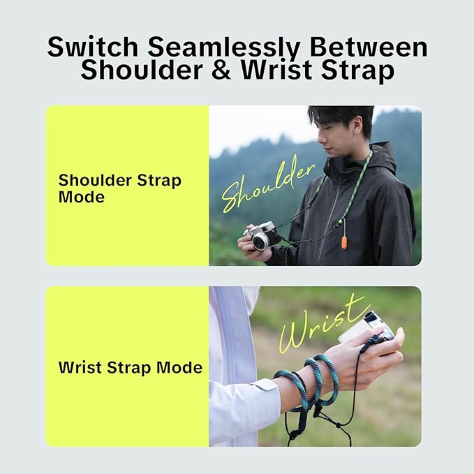 PGYTECH Camera Shoulder Strap Slim Outdoor Style, Adjustable 32.2-53.5in Quick - Image 5