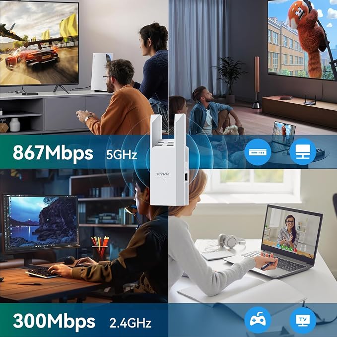 Tenda WiFi Range Extender AC1200 - Image 3