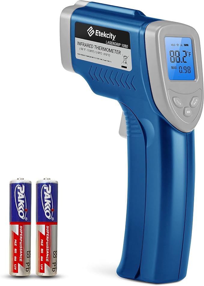 Etekcity Infrared Thermometer Laser Temperature Gun 1080, -58°F~ 1130°F by Etekcity