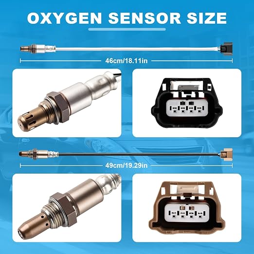 Nifeida 2PCS 234-9133 234-4905 Oxygen Sensor Upstream Downstream O2 Sensor - Image 2