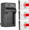 Kastar 3-Pack NP-BG1 Battery and AC Wall Charger Replacement by Kastar