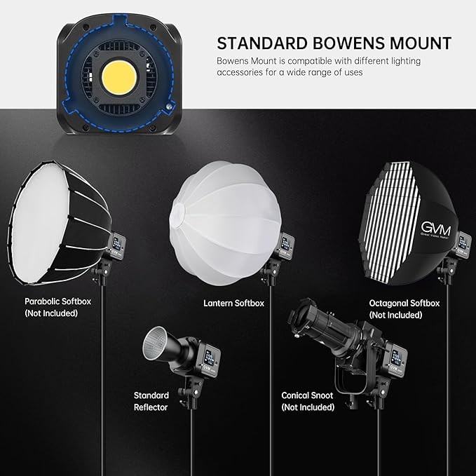 GVM 80W SD80S LED Video Light - Image 6