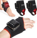 4000mAh Cordless Red Light Therapy for Ankle, Portable Infrared Light Therapy for Wrists Light with 660nm & 850nm NIR Light, Red Light Wrap for Ankle Relaxation 14.2'' x 6.3''（2 Pack