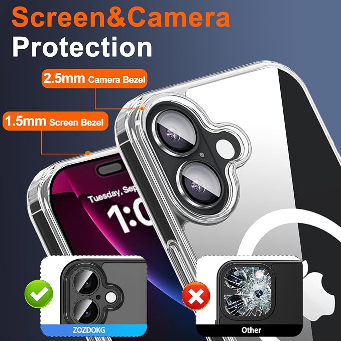for iPhone 17 Case Clear, Magnetic iPhone 17Case - Image 7