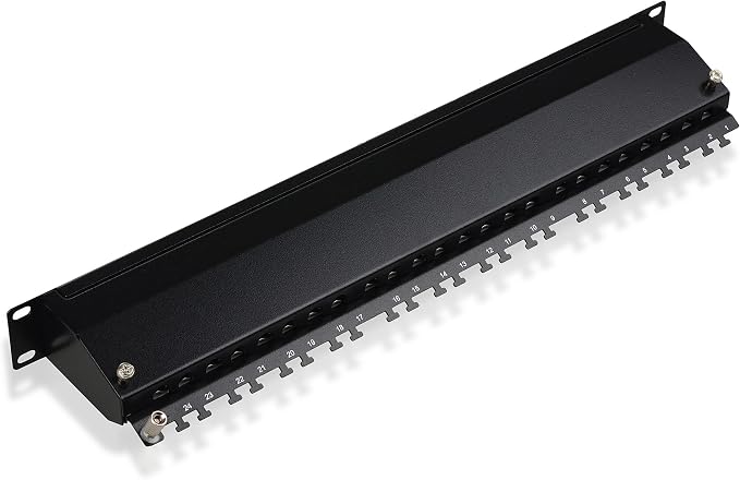 Cable Matters Rackmount or Wall Mount 24-Port Shielded RJ45 Patch Panel - Image 6
