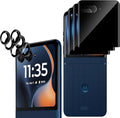 3+3 Pack for Motorola Razr 2026/2025/2024 Front Privacy Screen Protector + by THYRRE-J