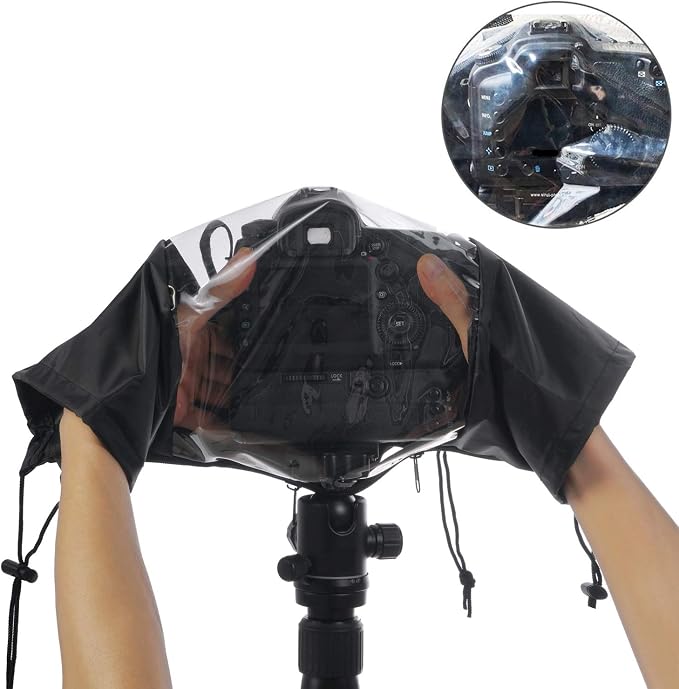 Camera Rain Cover Professional Waterproof Nylon Sleeves DSLR Camera Rain Cover - Image 2