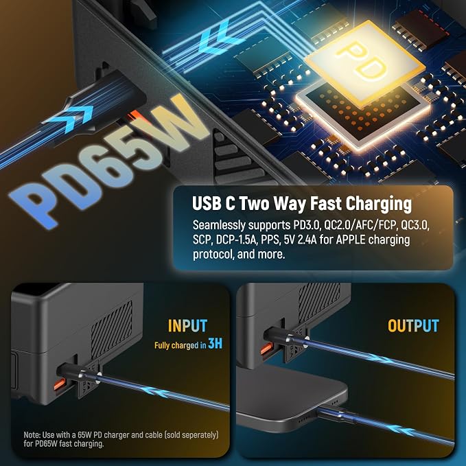 NEEWER Basics V Mount Battery PS099E, 6800mAh/99Wh Mini V Lock - Image 2