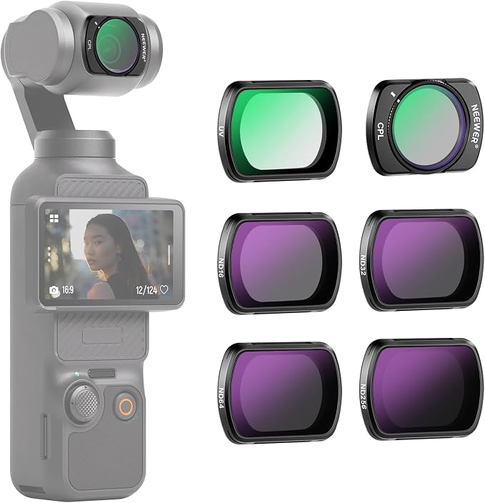 NEEWER 6 Pack ND CPL UV Filter Set Compatible by Neewer