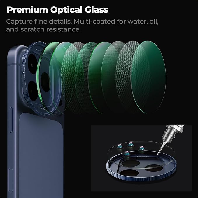 K&F CONCEPT FA301 Snap-On ND2-32 Filter - Image 4