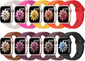 10 Pack Silicone Bands Compatible by UnleashJoyUnlockTrueLife