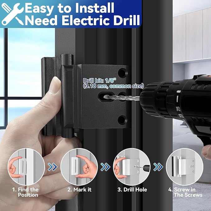 Door Reinforcement Lock Withstands 800lbs of Force - Image 3