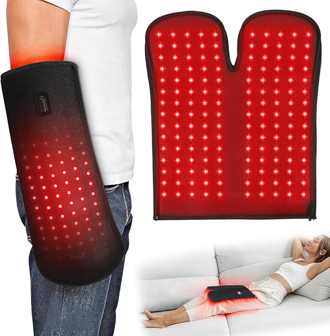 Red Light Therapy for Hands & Wrist,2026 Upgrade 4 Therapy Modes, 5-Level Intensity,10–90 Min Timer, Red & Infrared Light Therapy Device for Home Use (16.5IN*7IN)