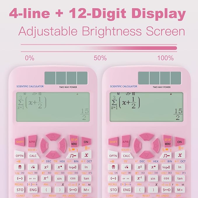 Scientific Calculators, Rudnia Pink Calculators - Image 4