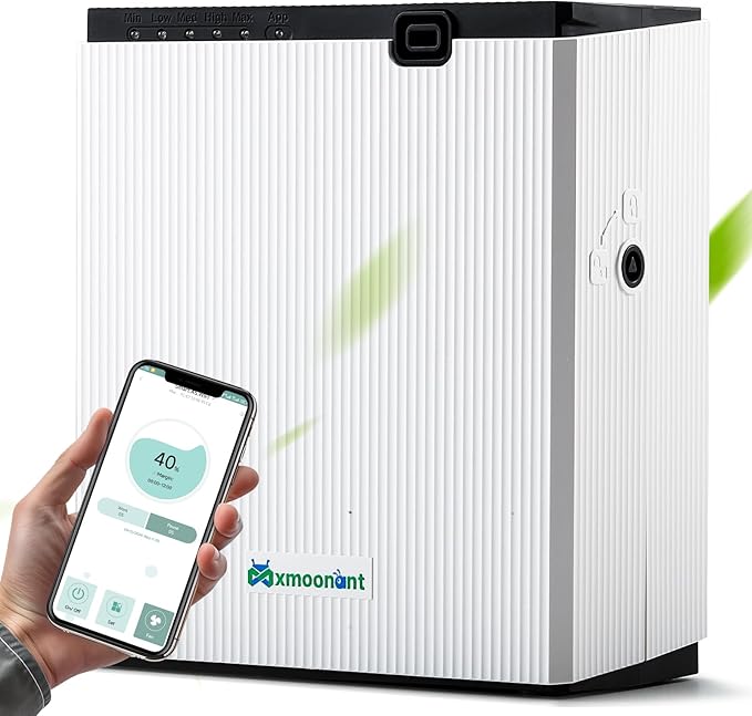 Mxmoonant Scent Air Machine for home 800ML, Aroma Diffuser App Control, Waterless Essential Oil Diffuser for Home, Mall, Office, Spa, Hotel Lobby