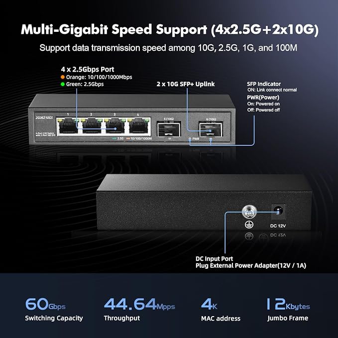4 Port 2.5G Network Switch - Image 3