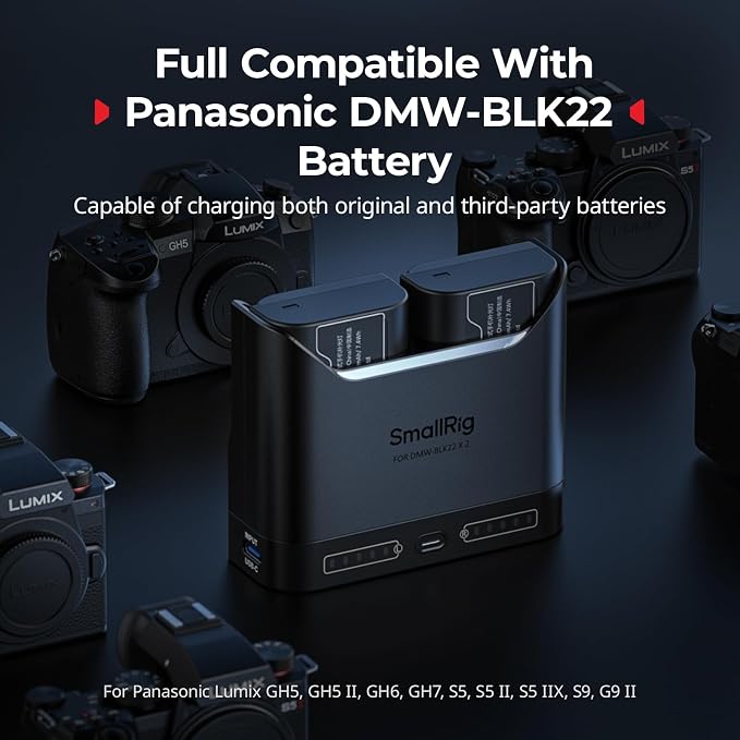SMALLRIG DMW-BLK22 Battery Charger - Image 4