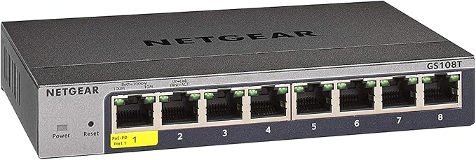 NETGEAR 8-Port Gigabit Ethernet Smart Switch by NETGEAR