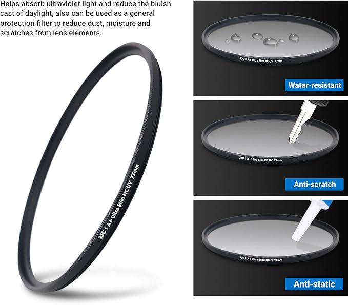 JJC 49mm UV Filter for Canon EOS R100 R50 R10 - Image 4