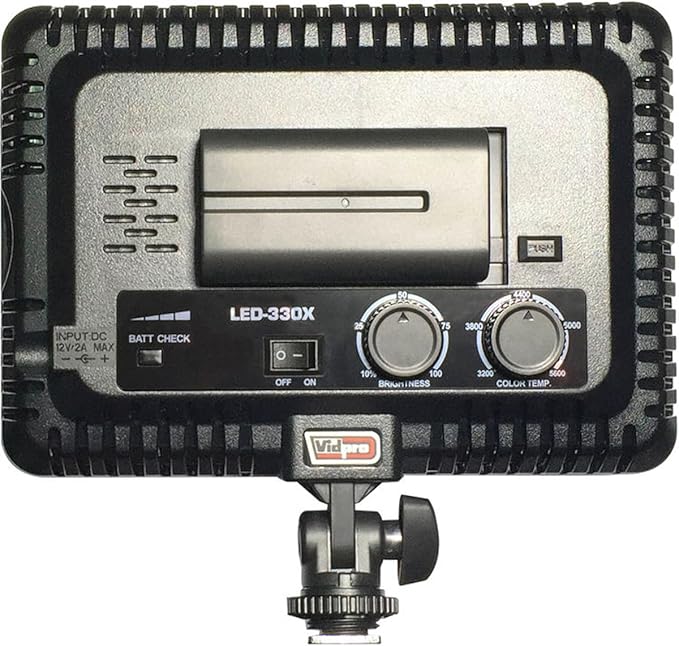 Vidpro LED-330X Photo and Video Light Kit - Image 2