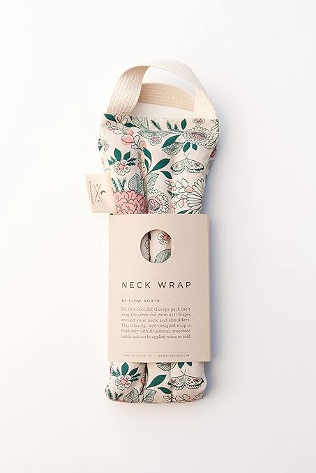 Slow North Hot & Cold Neck Shoulder Wrap: Natural Relief from Shoulder and Neck Ache, Menstrual Cramps Relief, and Stress Reduction