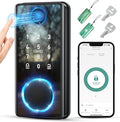 Keyless Entry Smart Deadbolt Lock – Keypad Fingerprint Touchscreen & App Control by PSOS