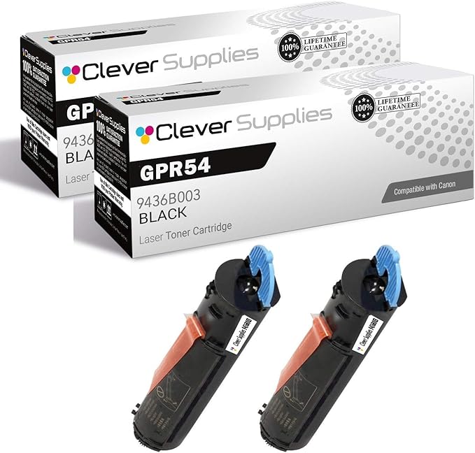 CS Replacement Toner Cartridge Compatible with Canon GPR54 9436B003 Black Laser ImageRunner 1435i 1435iF 1435P Toner Cartridge 2 Pack