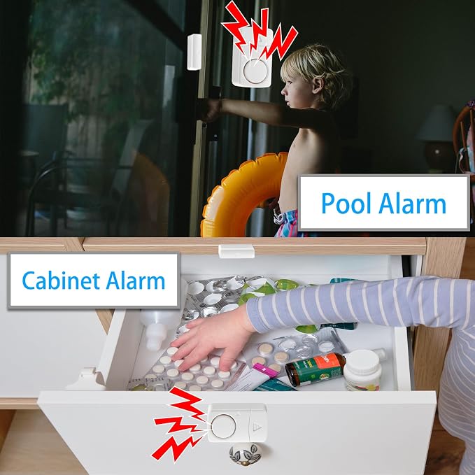 Door Alarm, 120DB Pool Alarm - Image 5