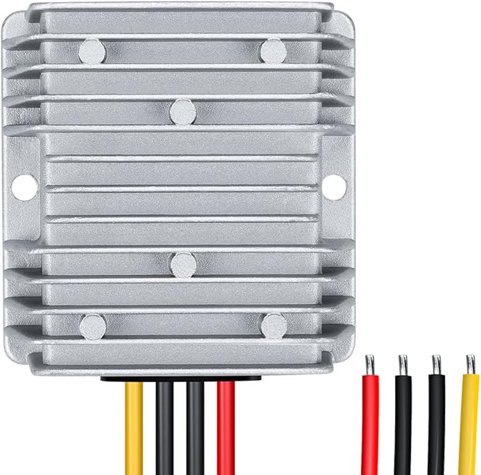 48V Step Down 12V 360W 30A DC/DC Voltage Regulator Golf Cart Reducer Converter Waterproof Module Transformer for Truck,Cart Scooter，Forklifts, Car