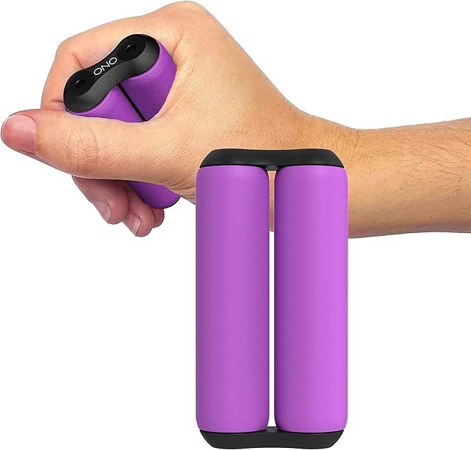ONO Roller - Handheld Fidget Toy for Adults | Help Relieve Stress, Anxiety, Tension | Promotes Focus, Clarity | Compact, Portable Design (Purple, Junior Size - ABS Plastic)