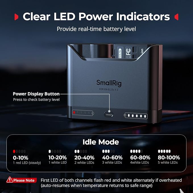 SMALLRIG EN-EL15c Battery Charger - Image 5