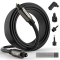 Elecan Optical Audio Cable 200 Ft Digital Audio Toslink Cable Cord-Fiber by Elecan