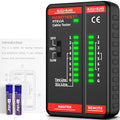 Network Ethernet Cable Tester for LAN RJ45 RJ11 CAT5 CAT5E CAT6 CAT6A CAT7 by YOJOCK