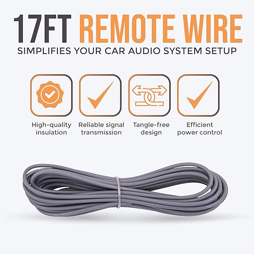 Elite Audio Premium 8 Gauge CCA Amplifier Installation Wiring Amp Kit, 1000 watt High-Power Wiring with Triple Shielded RCA’s and ANL Fuse Holder - EA-PRMK8 Amp Install Kit