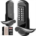 Keyless Door Lock with Keypad, Right Handed Mechanical Door Lock, Security by Elemake