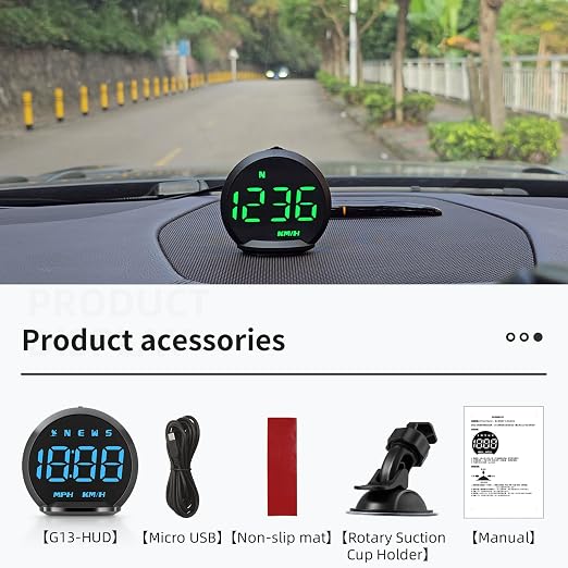 wiiyii GPS Speedometer G13, Heads up Display - Image 9