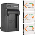 Kastar 3-Pack Battery and AC Wall Charger Replacement by Kastar