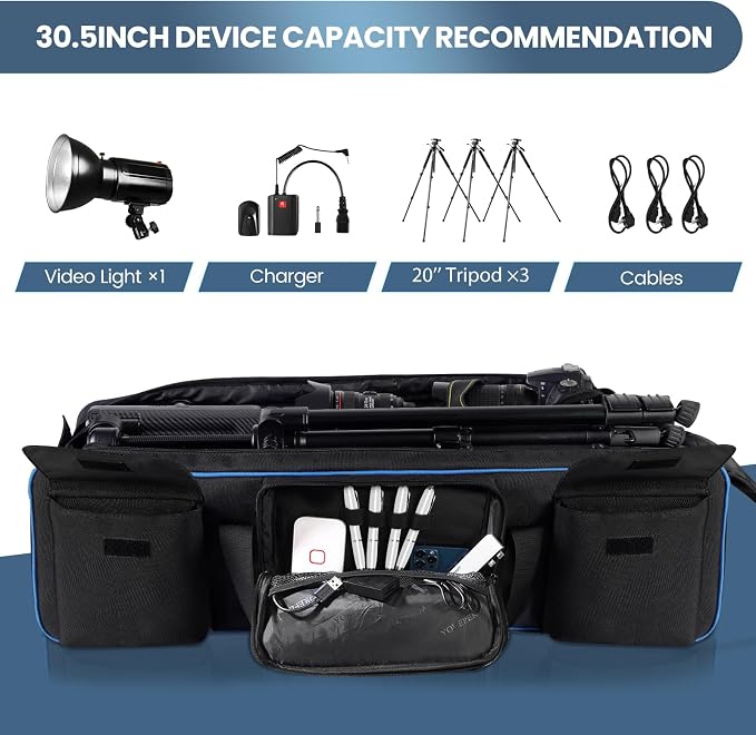 YOREPEK Tripod Carrying Case Bag, Light Stand Bag - Image 3