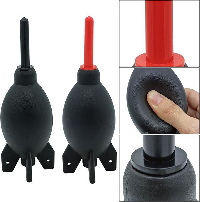 Lens Cleaning Kit Contains 2 Pcs Rubber Rocket Air Blower Duster, Lens Cleaning - Image 2
