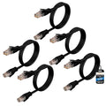 Cat6 Ethernet Cable 0.6 FT, Snagless Short Cat 6 Patch Cord, RJ45 Pure Copper by Mygatti