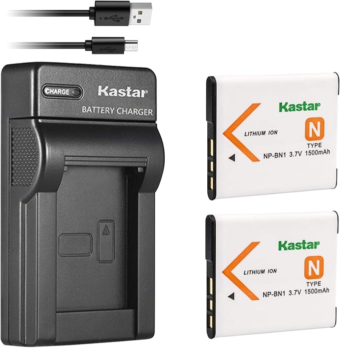 Kastar 2 Battery + Charger Replacement by Kastar