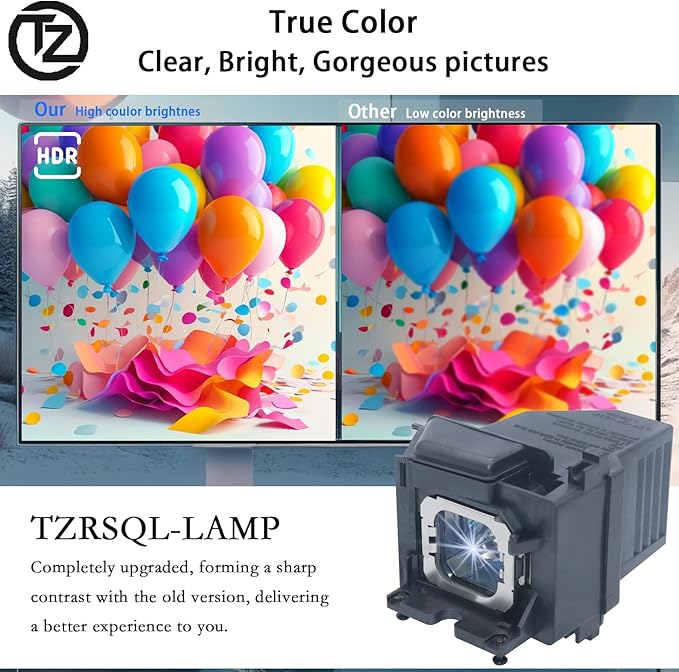 TZRSQL Original LMP-H280 Replacement Projector Lamp Bulb for Sony VPL-VW365ES VPL-VW520ES VPL-VW550ES VPL-VW665ES VPL-VW675ES VPL-VW55ES VPL-VW570ES VPL-VW695ES with Housing