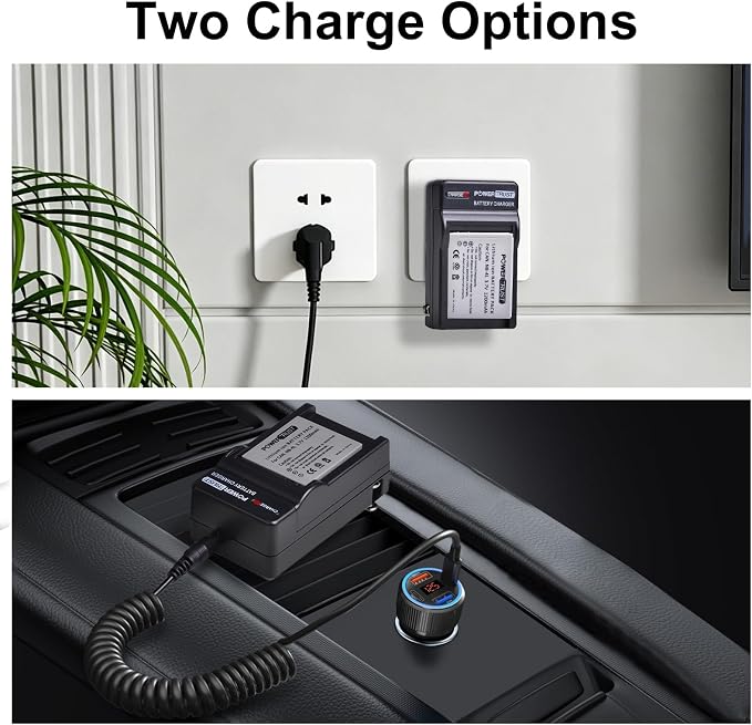2Pcs NB-4L NB4L Battery + Fast Charger - Image 6