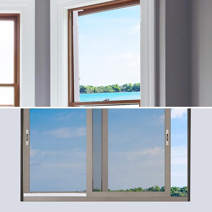 ZhouDaShu Adjustable Window Security Bars, Window Locks Bars for Inside Windows Prevent Burglary, Window Safety Bars for Children Security, Window Stoppers for Extends from 16.3-29.3 in(Steel 1 pcs)